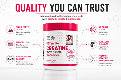 Vanta Health Creatine Monohydrate For Women