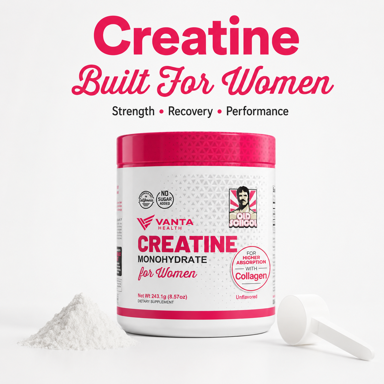 Vanta Health Creatine Monohydrate For Women