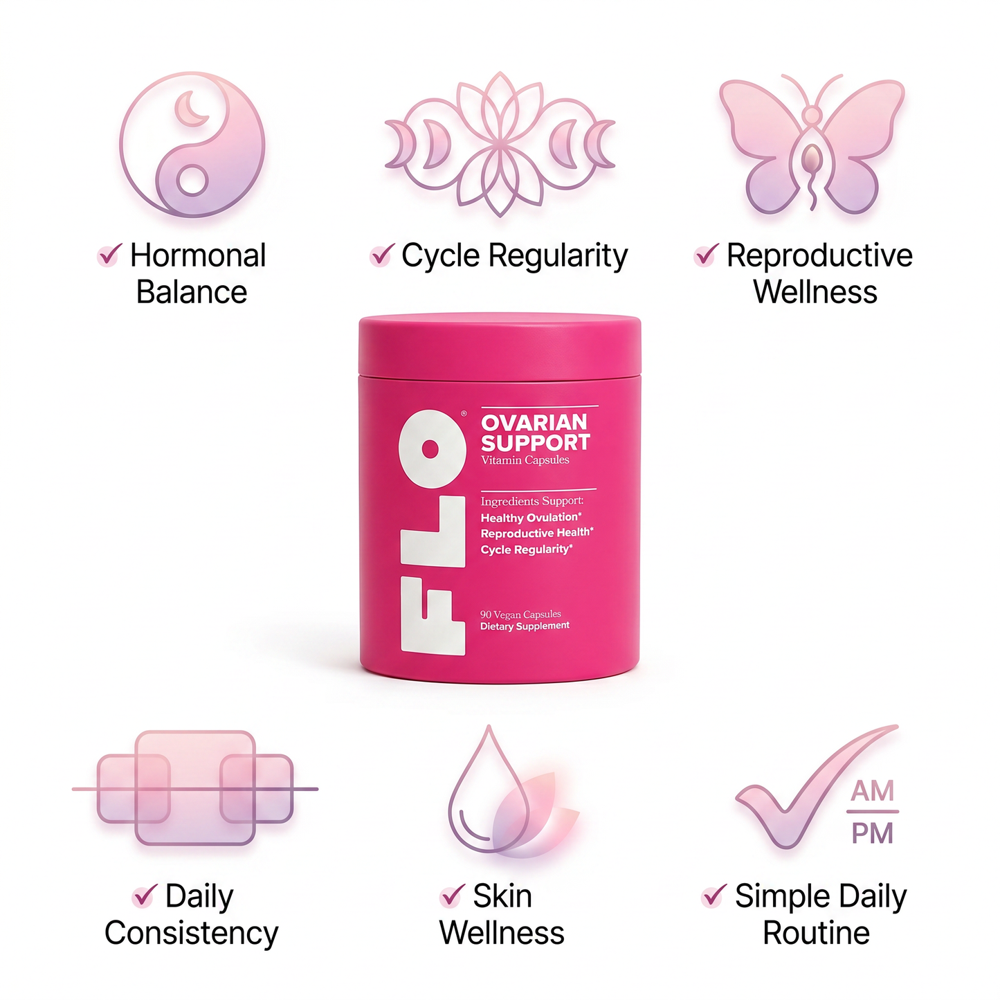 Vanta Health  Ovarian Support Hormone Balance Supplement
